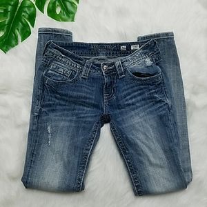 MISS ME DISTRESSED SKINNY JEANS